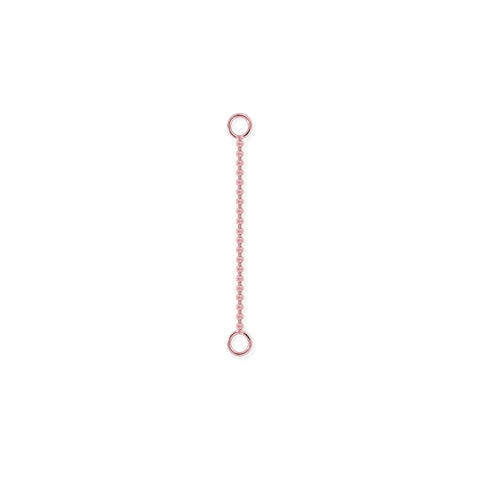 Single Cartilage Facetted Ball Chain