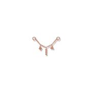 Dot Charms Cartilage Chain
