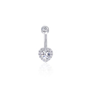 Halo Heart Belly Ring