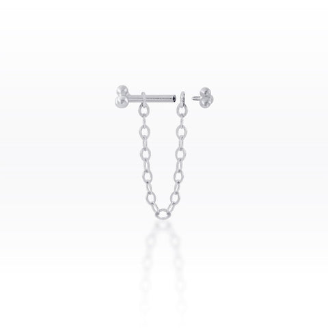 Trinity Ball Barbell Cartilage Chain