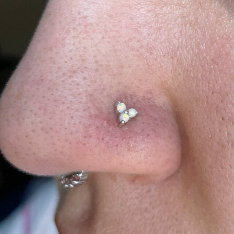 Trinity Opal Nose Stud